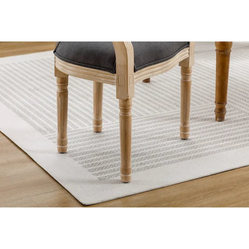 Ensemble de 2 fauteuils de salle à manger en tissu rembourré
