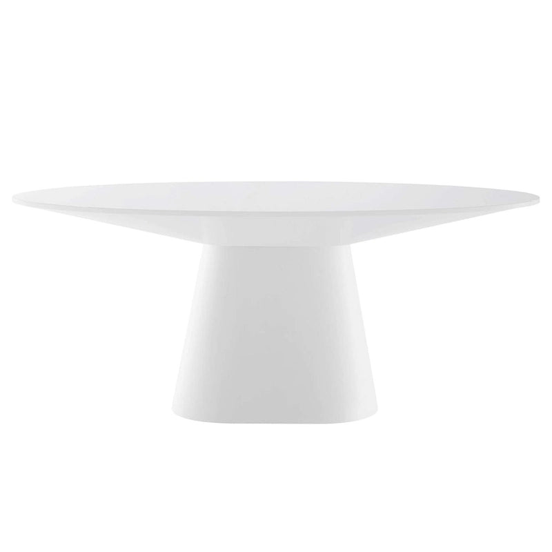 Fournir une table de salle à manger ovale 75