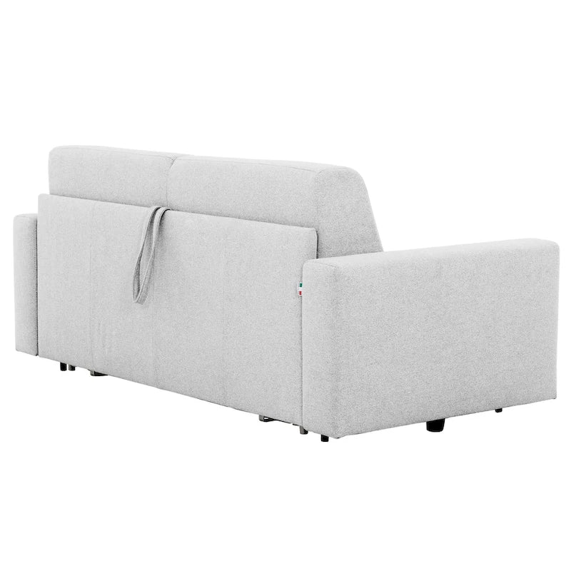Full Sleeper Sofa with Memory Foam Mattress, Anthracite or Silver