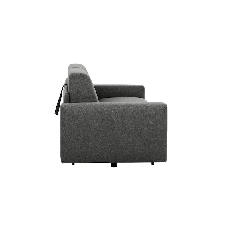 Full Sleeper Sofa with Memory Foam Mattress, Anthracite or Silver
