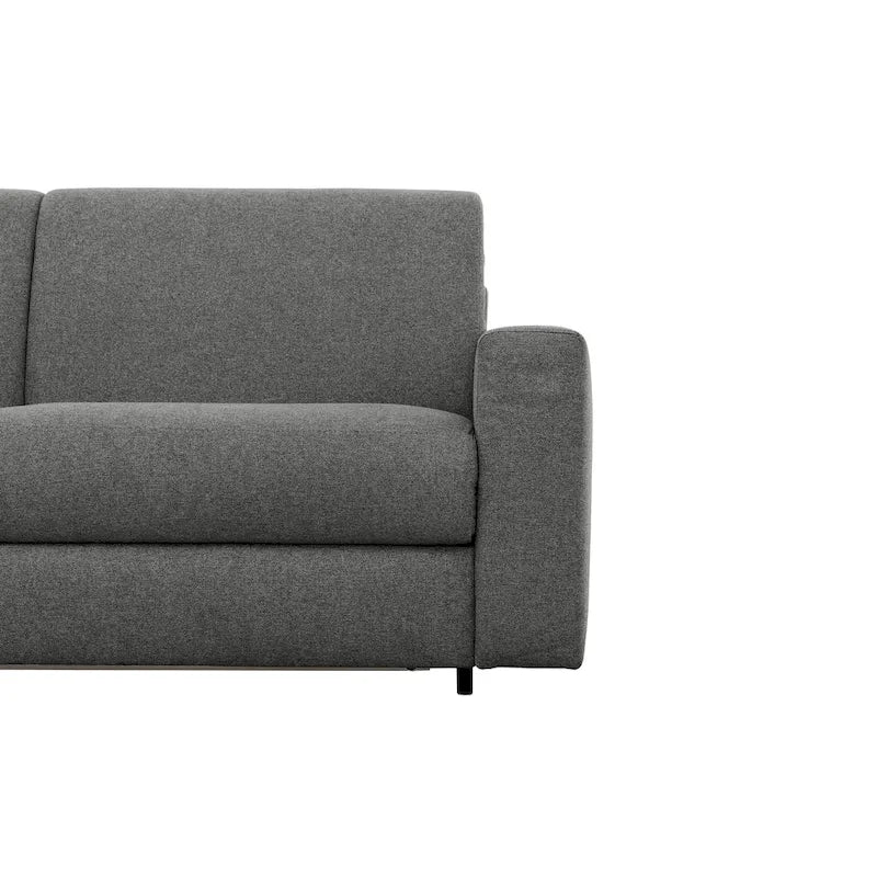 Full Sleeper Sofa with Memory Foam Mattress, Anthracite or Silver