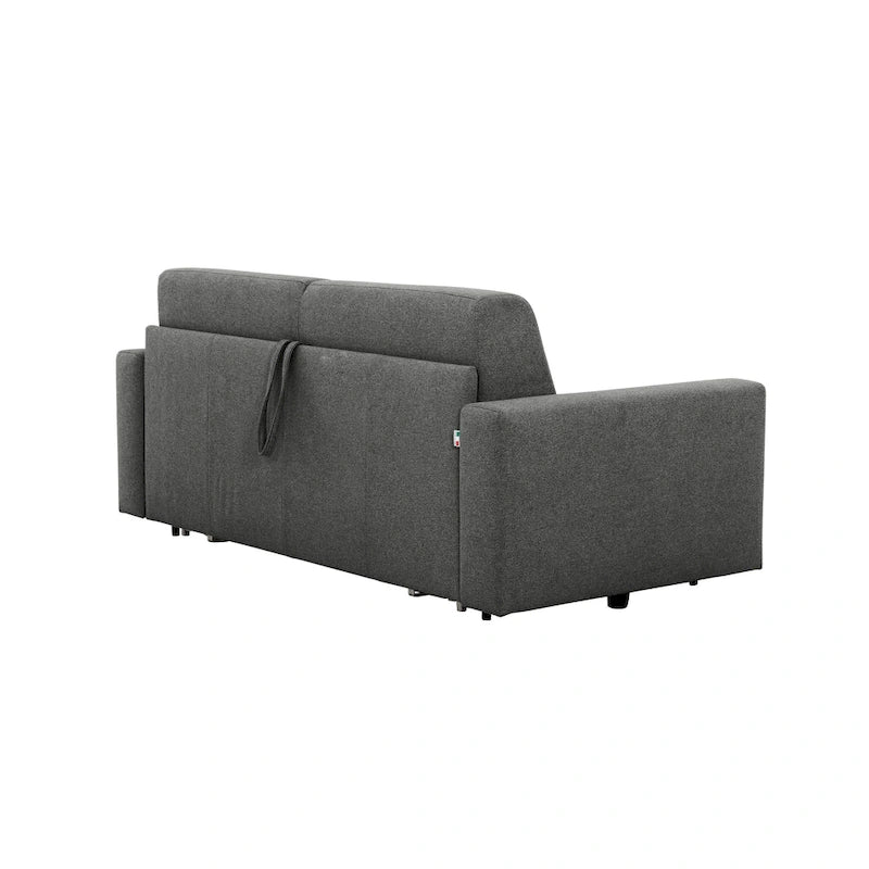 Full Sleeper Sofa with Memory Foam Mattress, Anthracite or Silver