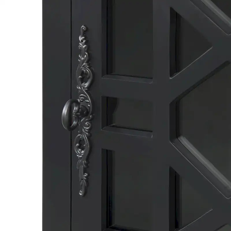 Table d'appoint de chevet en bois vieilli avec tiroir, armoire, prises électriques et ports USB