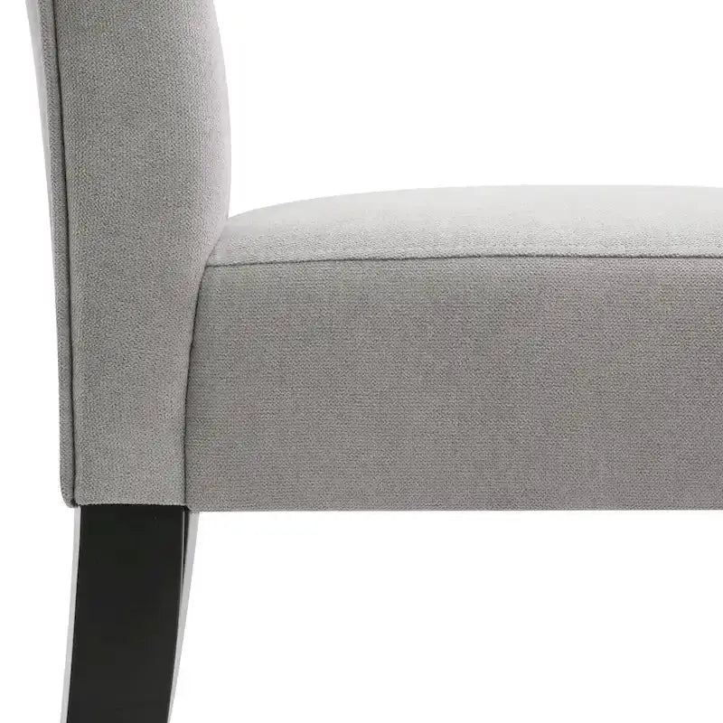 Tabouret de bar à hauteur de comptoir avec dossier capitonné et ailes, chaise de cuisine en tissu rembourré