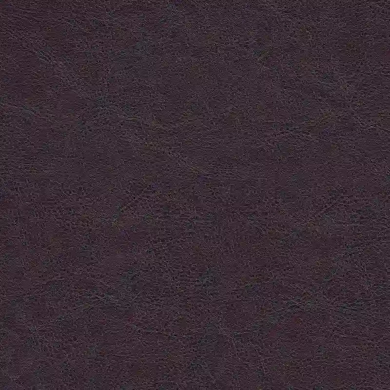 Pouf de rangement carré capitonné en similicuir avec pieds en bois marron