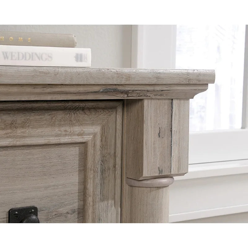2-Drawer Lateral Wood File Cabinet with Full Extension Slides