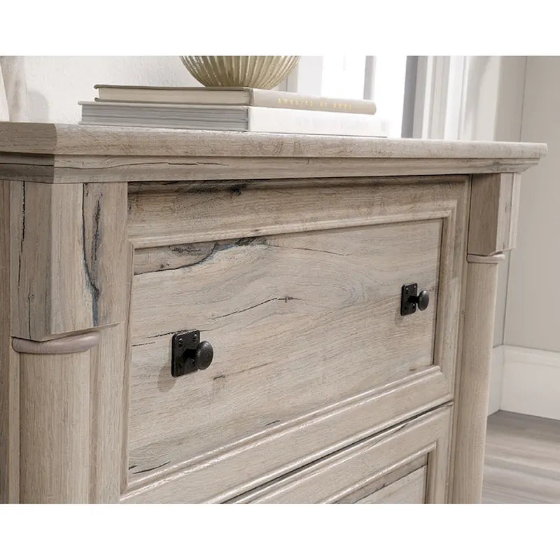 2-Drawer Lateral Wood File Cabinet with Full Extension Slides