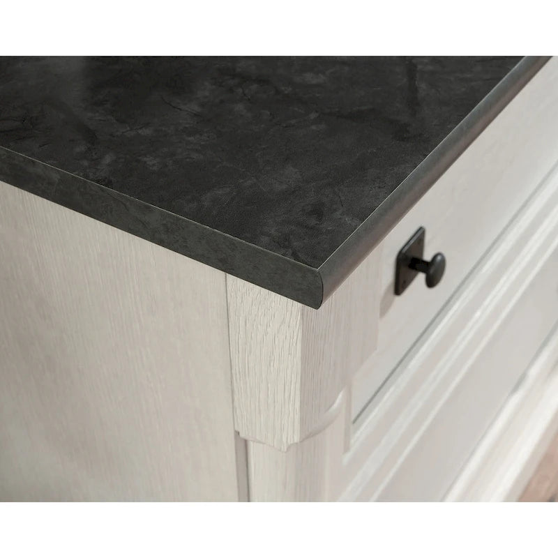 2-Drawer Lateral Wood File Cabinet with Full Extension Slides
