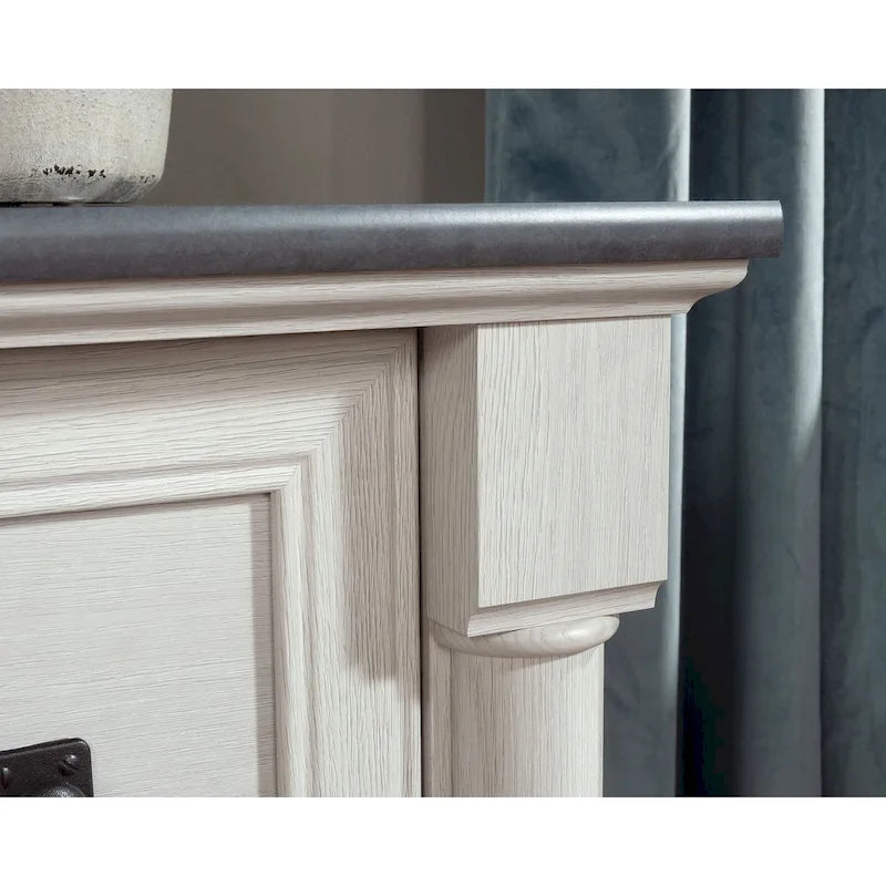 2-Drawer Lateral Wood File Cabinet with Full Extension Slides