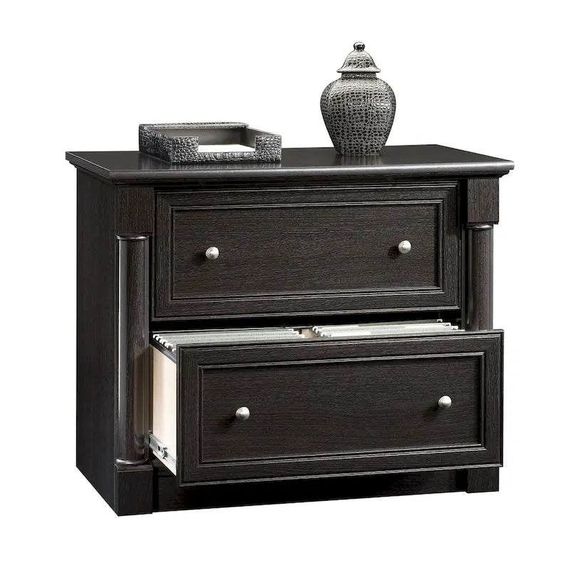 2-Drawer Lateral Wood File Cabinet with Full Extension Slides