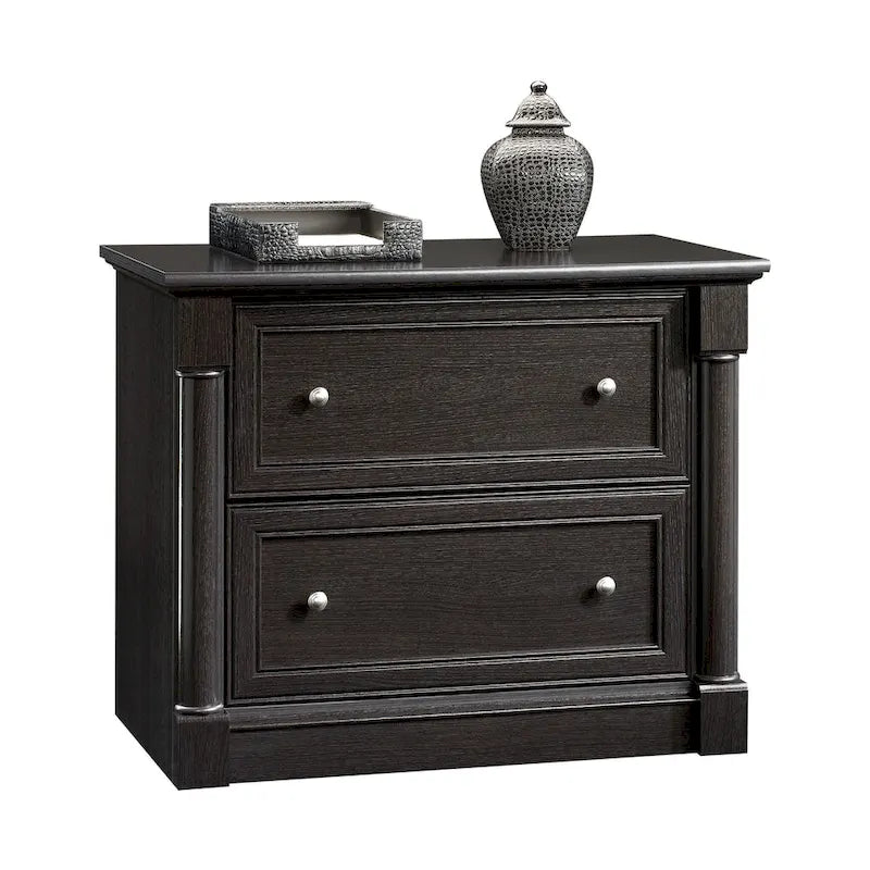 2-Drawer Lateral Wood File Cabinet with Full Extension Slides